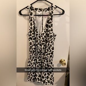 Small pink Lilly romper